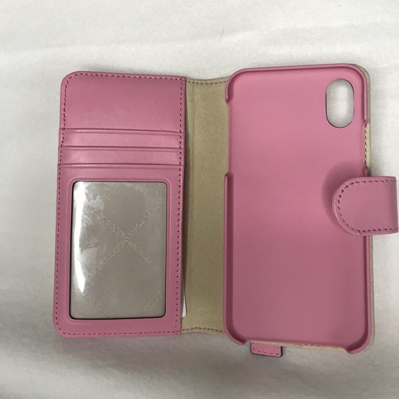 Michael Kors Pink Wallet case iPhone X - Picture 2 of 6